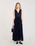 Pleated maxi dress