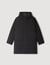 Hooded parka with zip