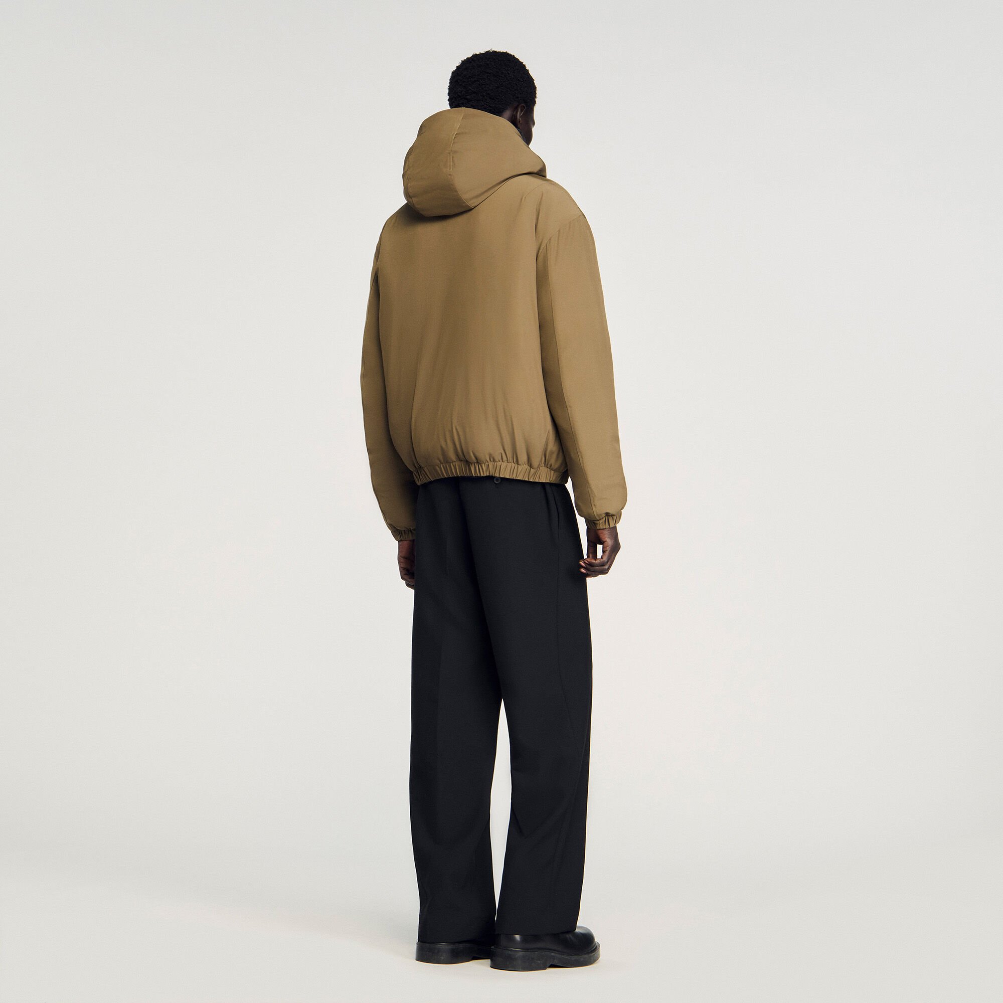 Puffer jacket with removable hood Puffer jacket with removable hood