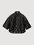 Oversized shirt with rhinestones holes