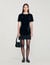 Mini velvet dress