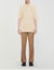 Openwork knit polo shirt