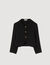 Cropped jacket with decorative buttons