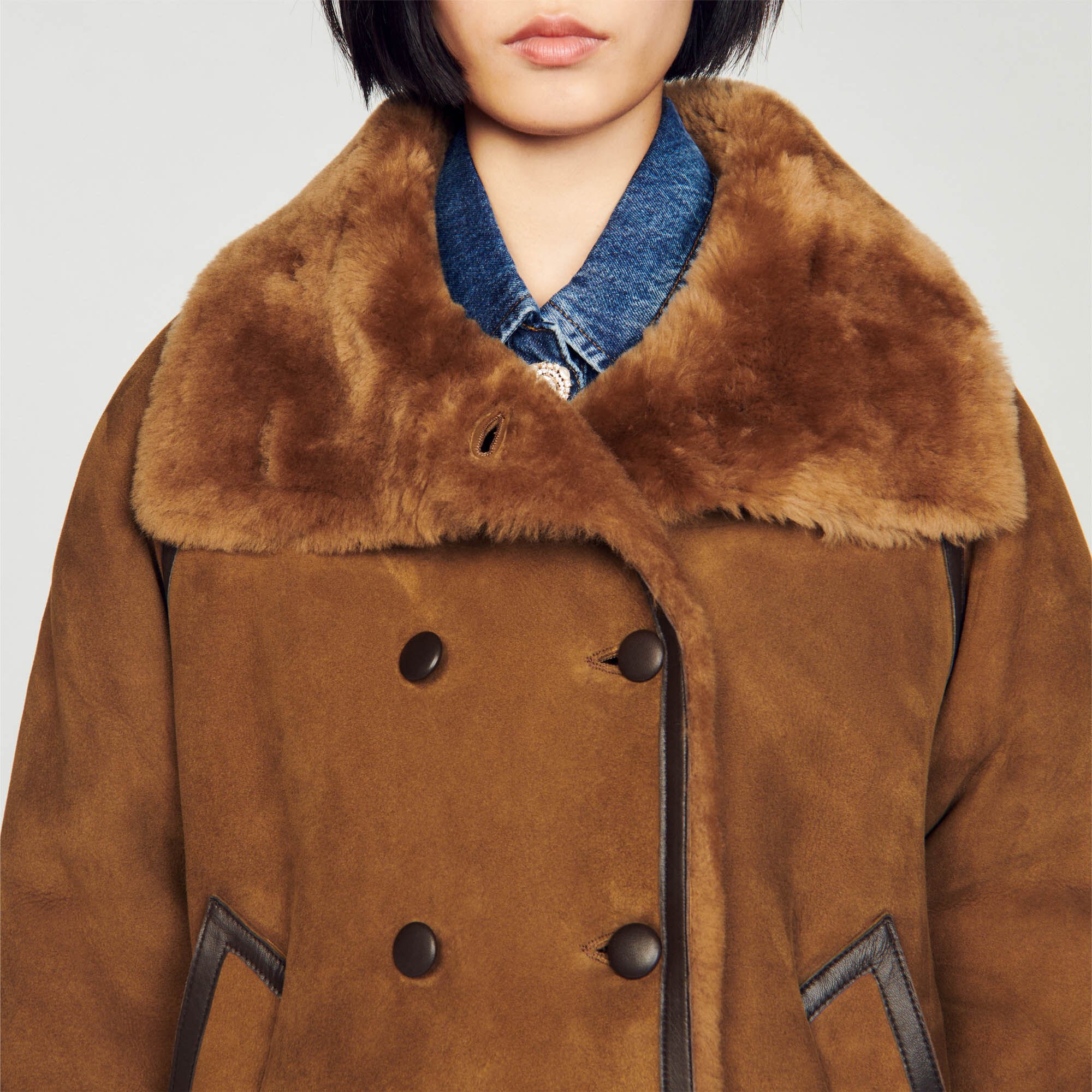 Shearling coat