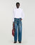 Pleated cropped shirt