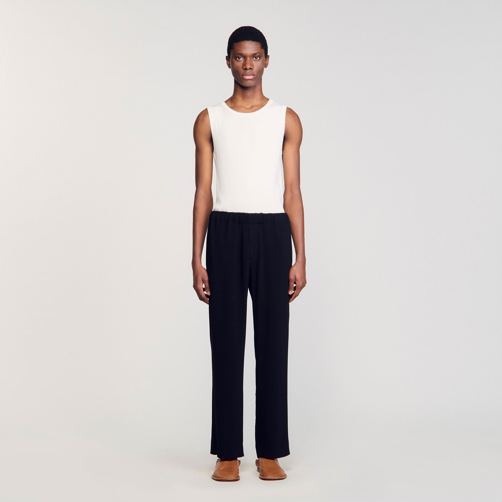 Pleated trousers
