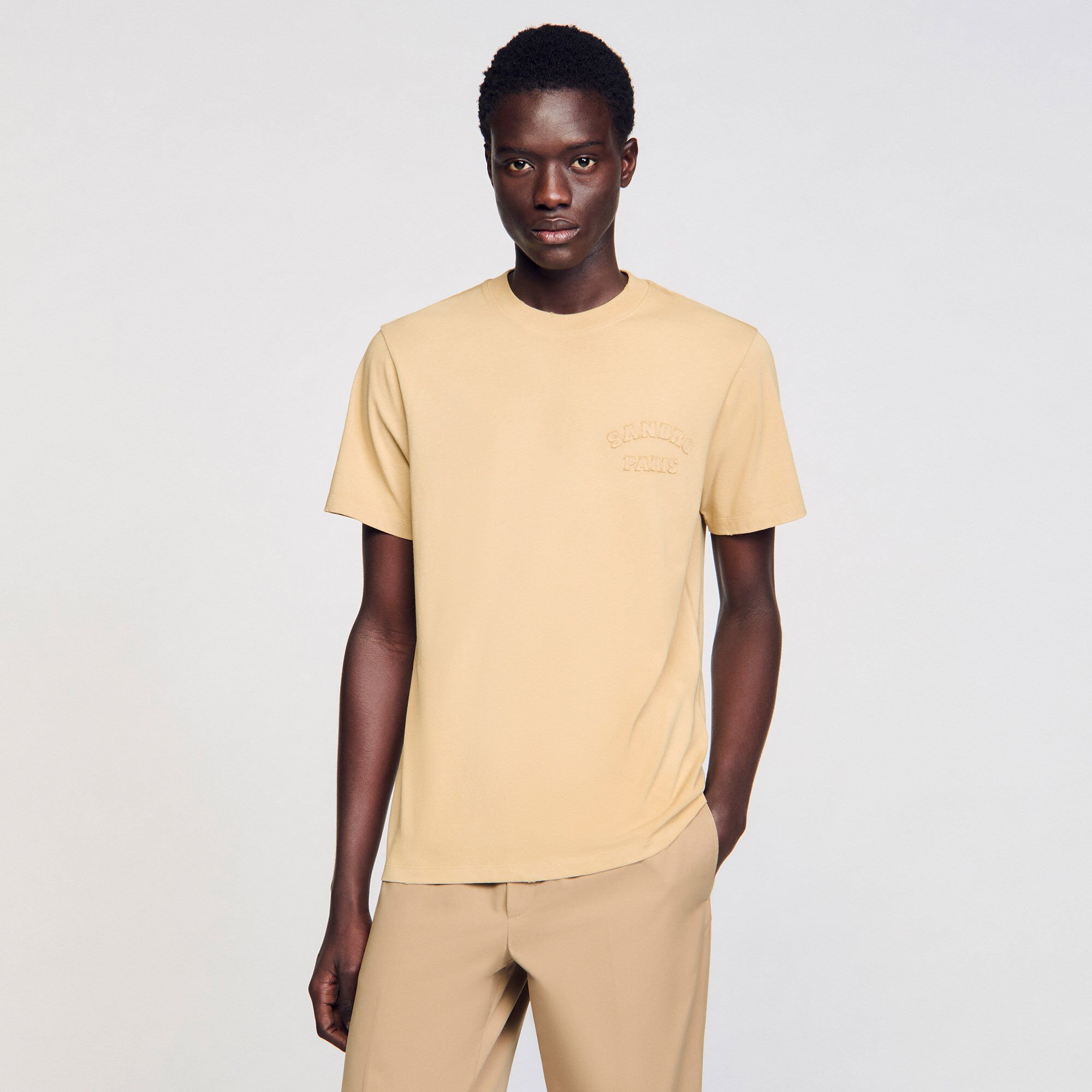 Worn-effect T-shirt