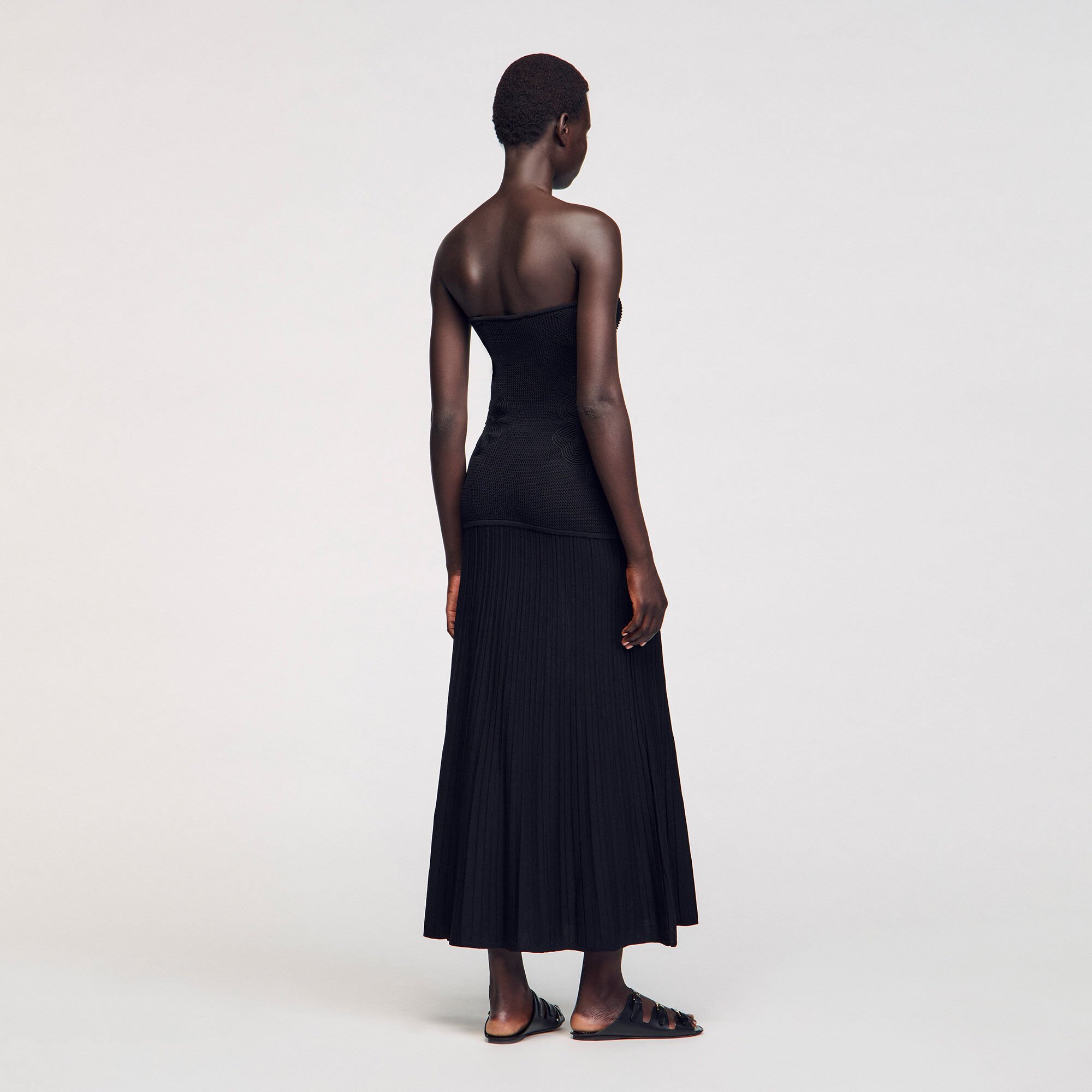 Bustier knit dress