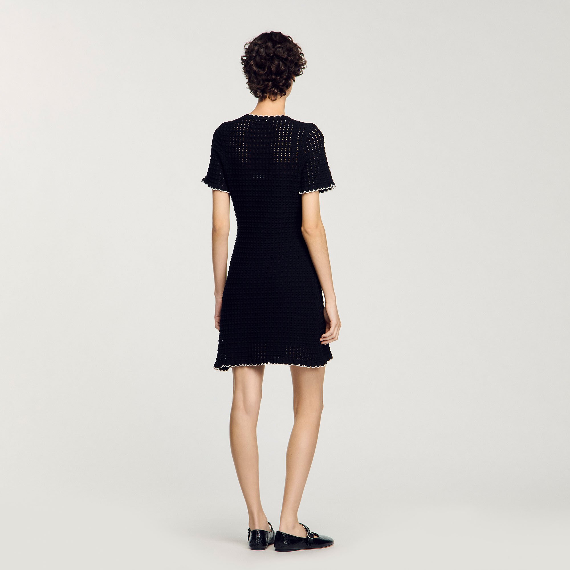 Mini knit dress
