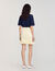 Knitted skirt with ruffle