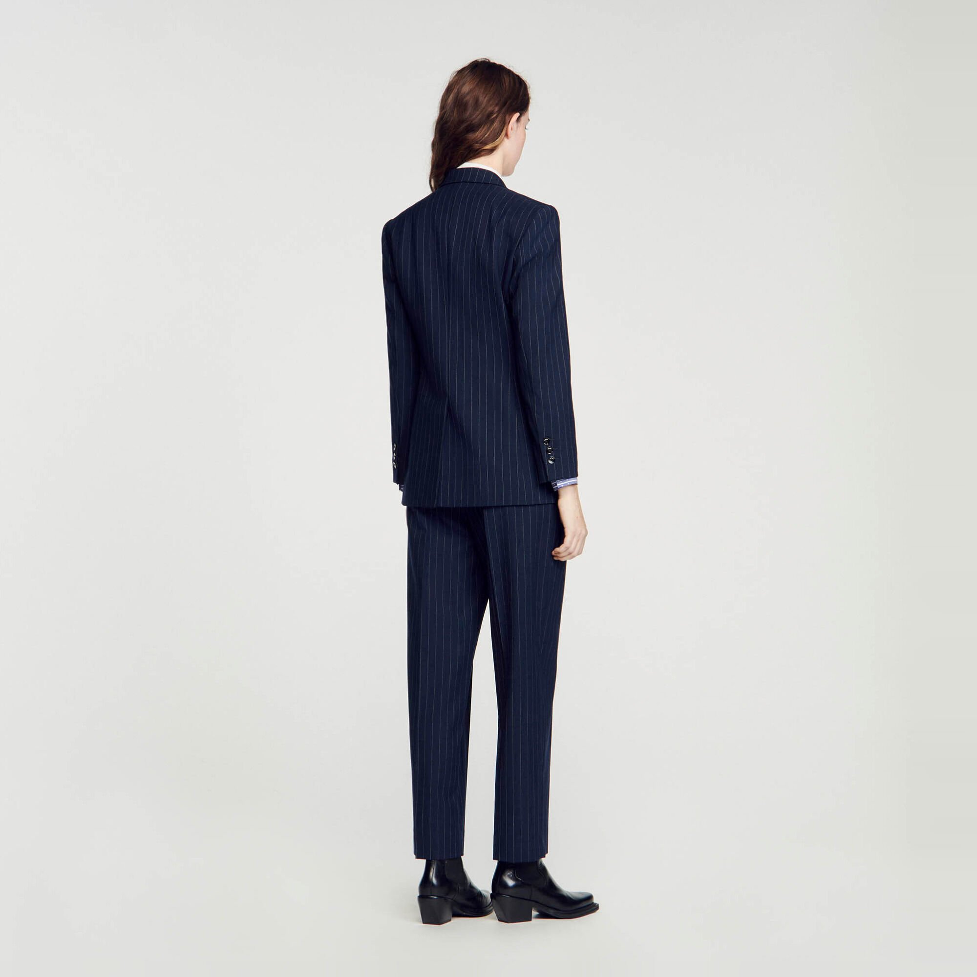 Stripy suit jacket