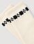 Cross signature embroidered socks