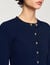 Mini button-up knit dress