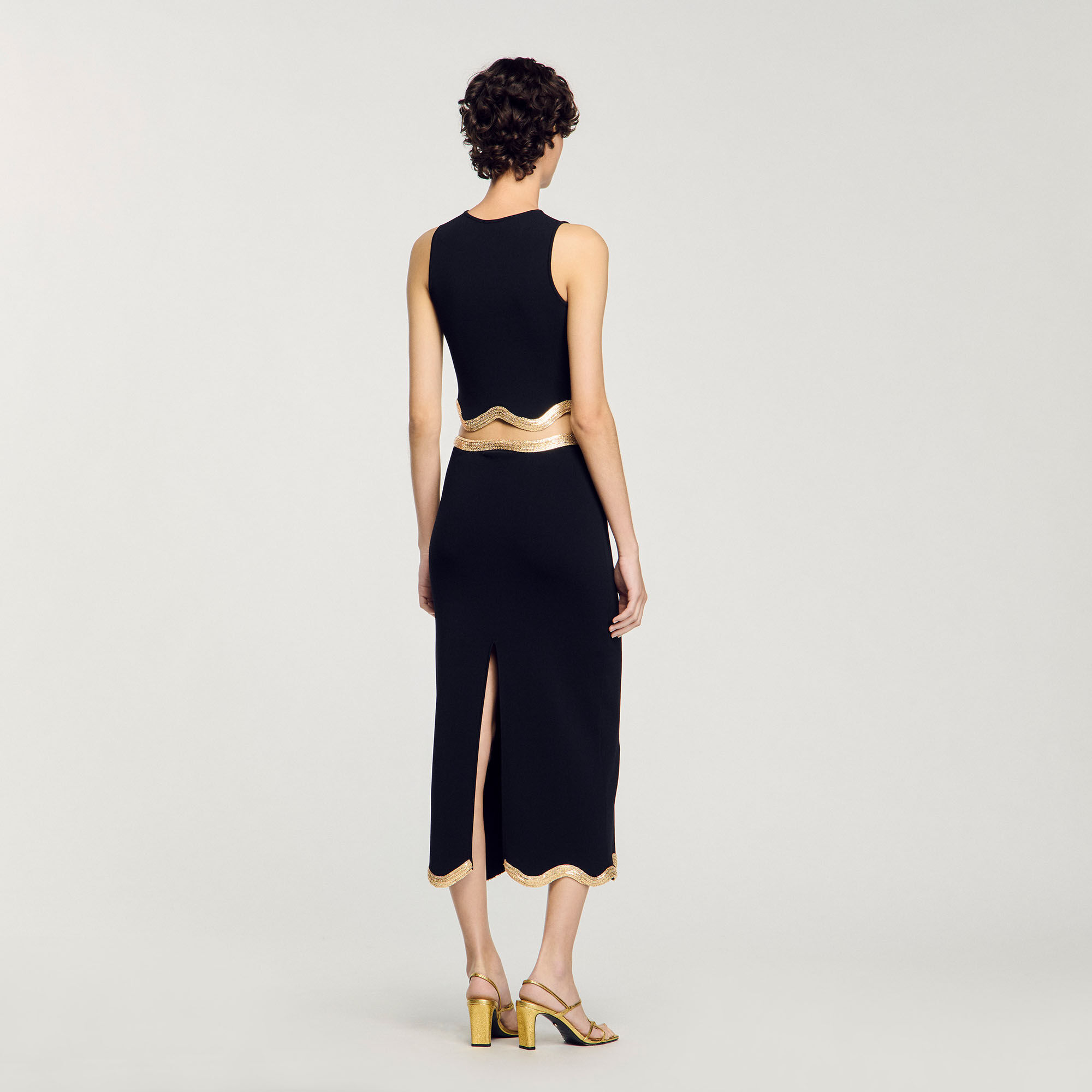 Amazon.com: AGECODE Women's Casual High Waisted Slit Hem A