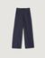 Raw denim wide-leg jeans