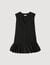 Mini tailored dress with ruffle