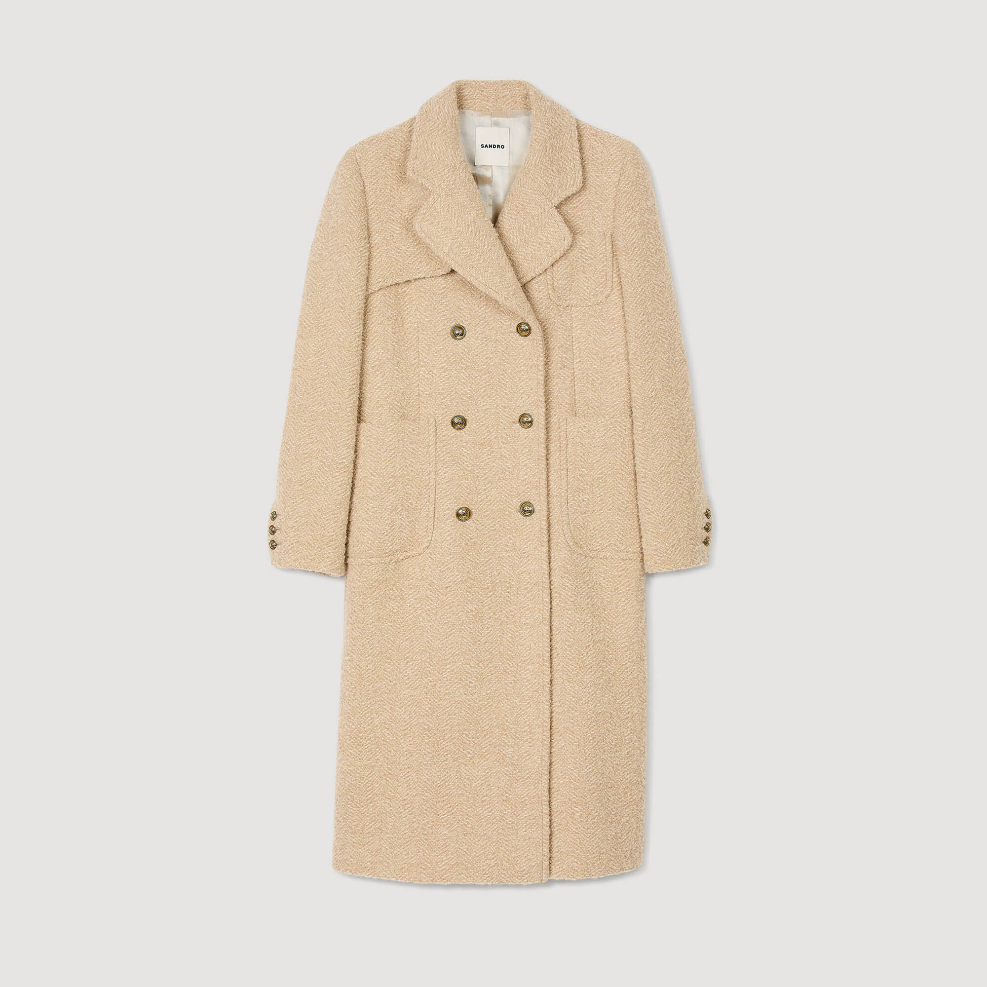 Long Double-Breasted Coat
