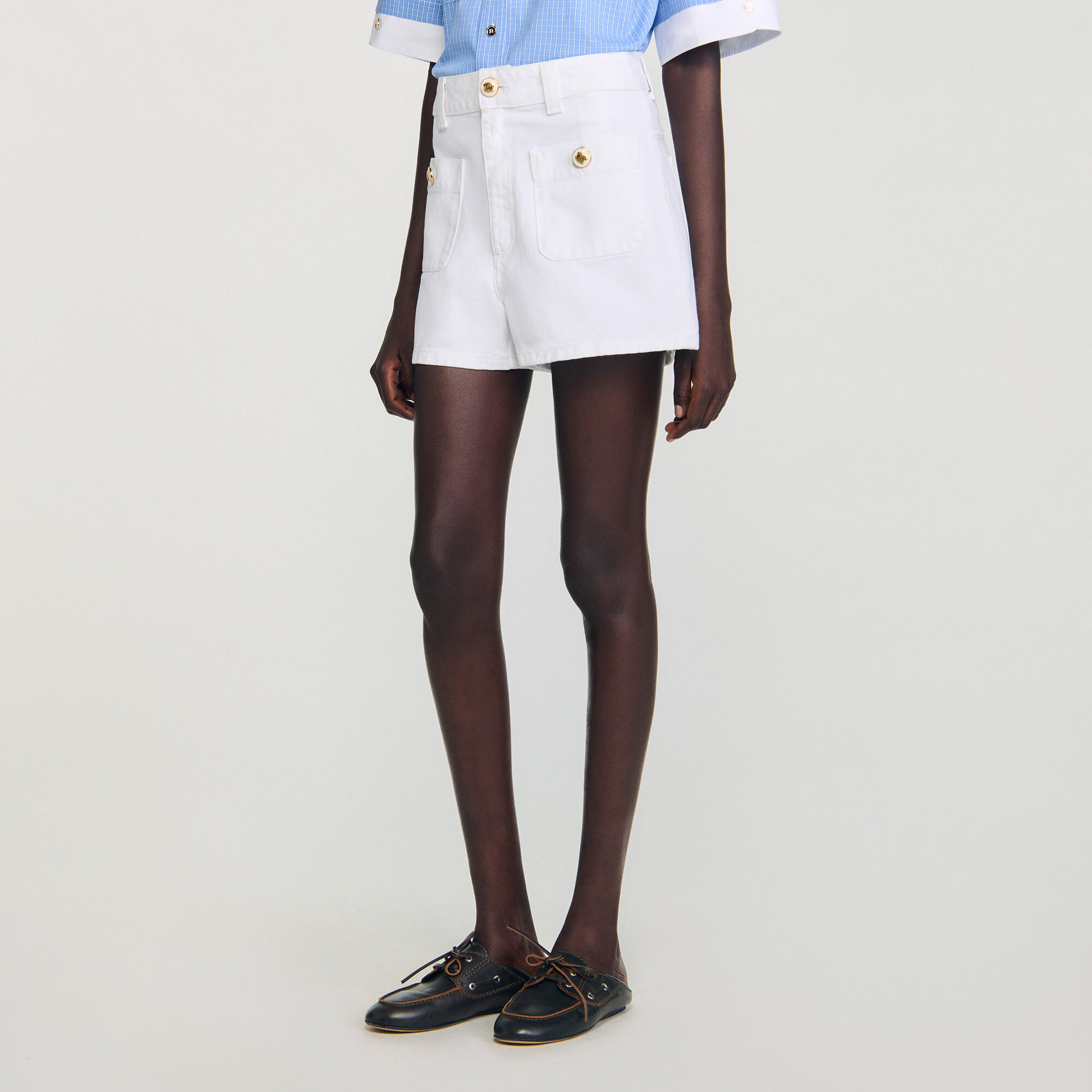 Denim shorts