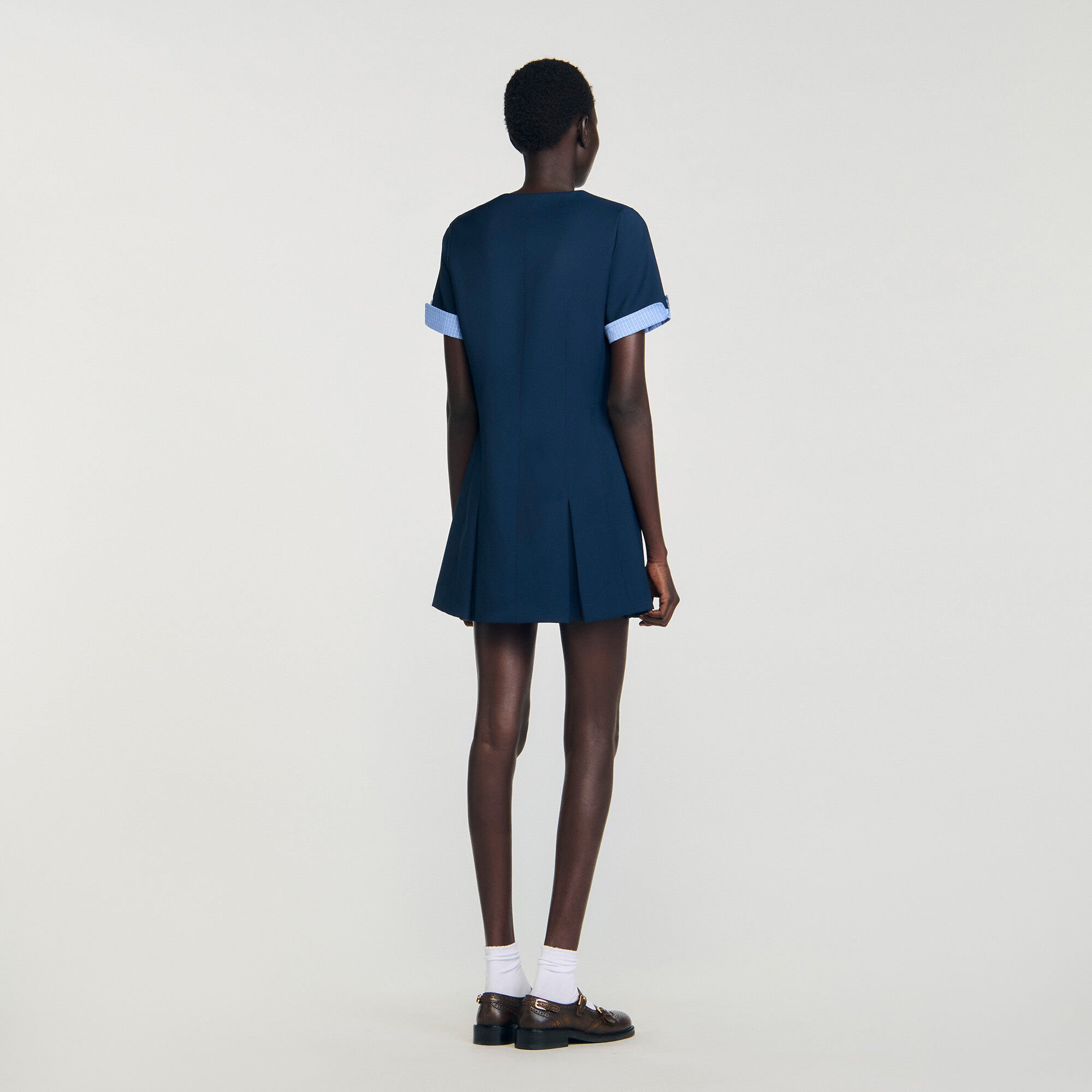 Mini pleated dress