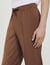 Elasticated straight-leg trousers