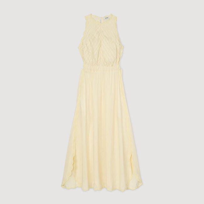 Maxi dress with lace details