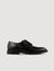 Glazed leather dress shoes