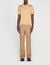 Short-sleeve knitted polo shirt