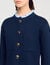 Cardigan with ruffle collar