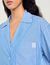 Short-sleeved rhinestone shirt