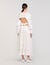 Maxi poplin skirt