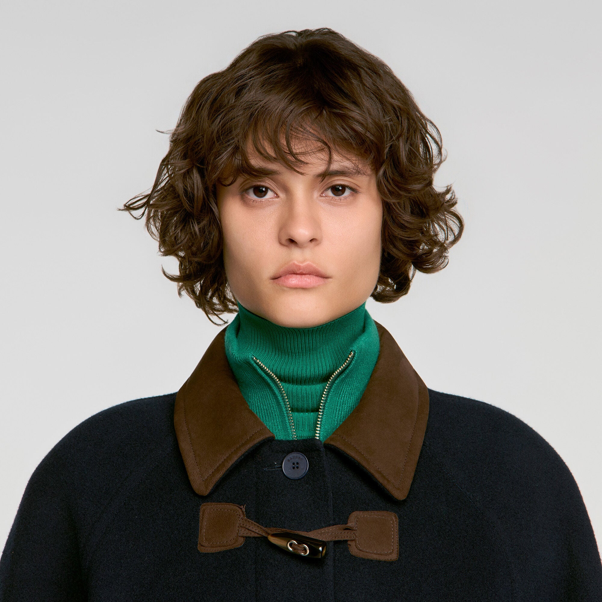 Double-faced wool duffel coat - Women | Sandro