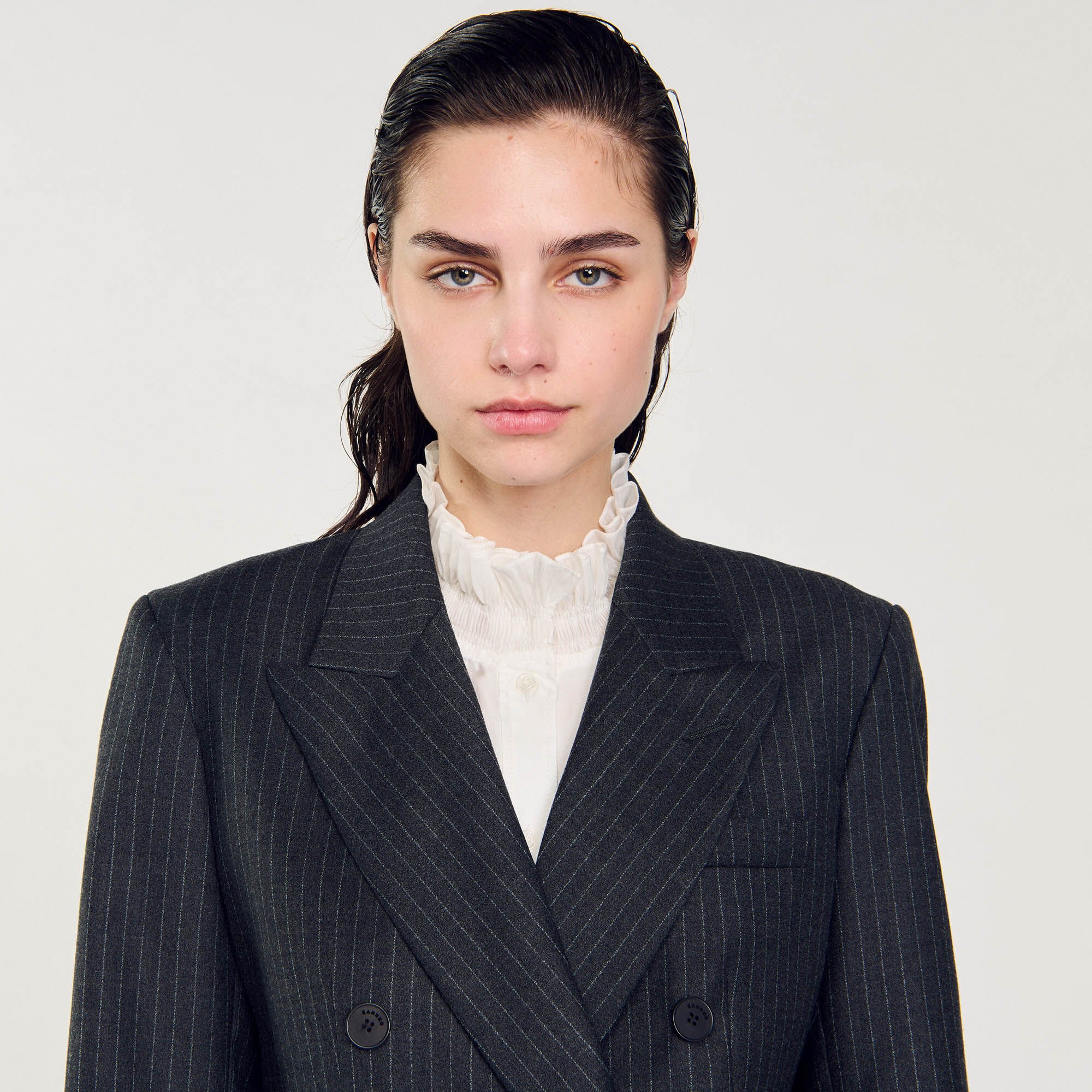 Stripped suit jacket