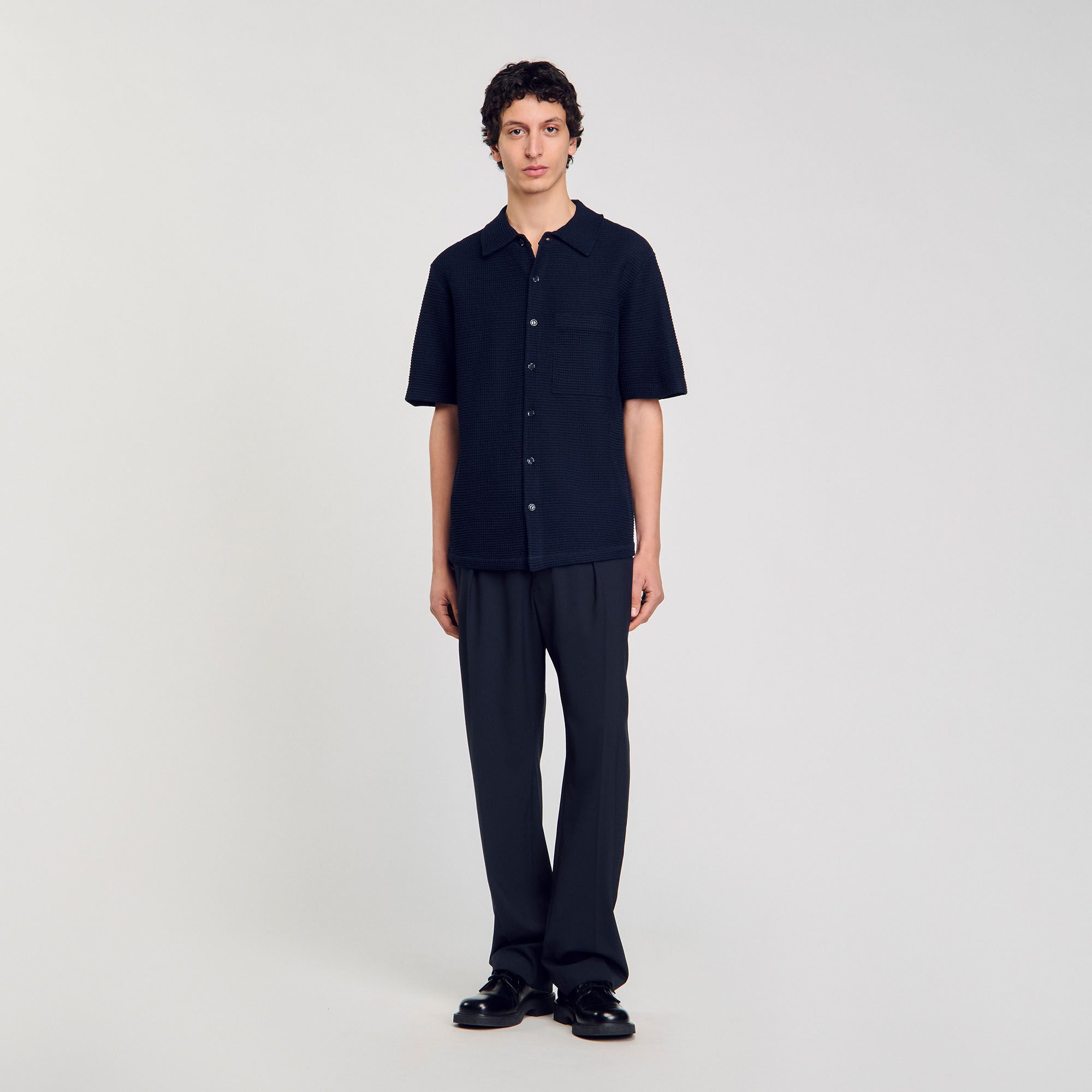 Waffled shirt