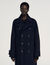 Double-breasted wool coat
