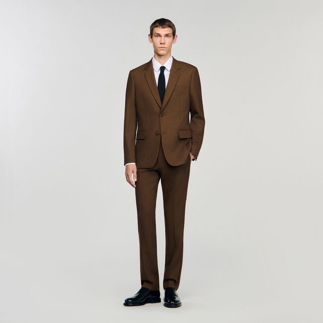 Wool suit jacket