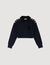 Cropped turtleneck sweater