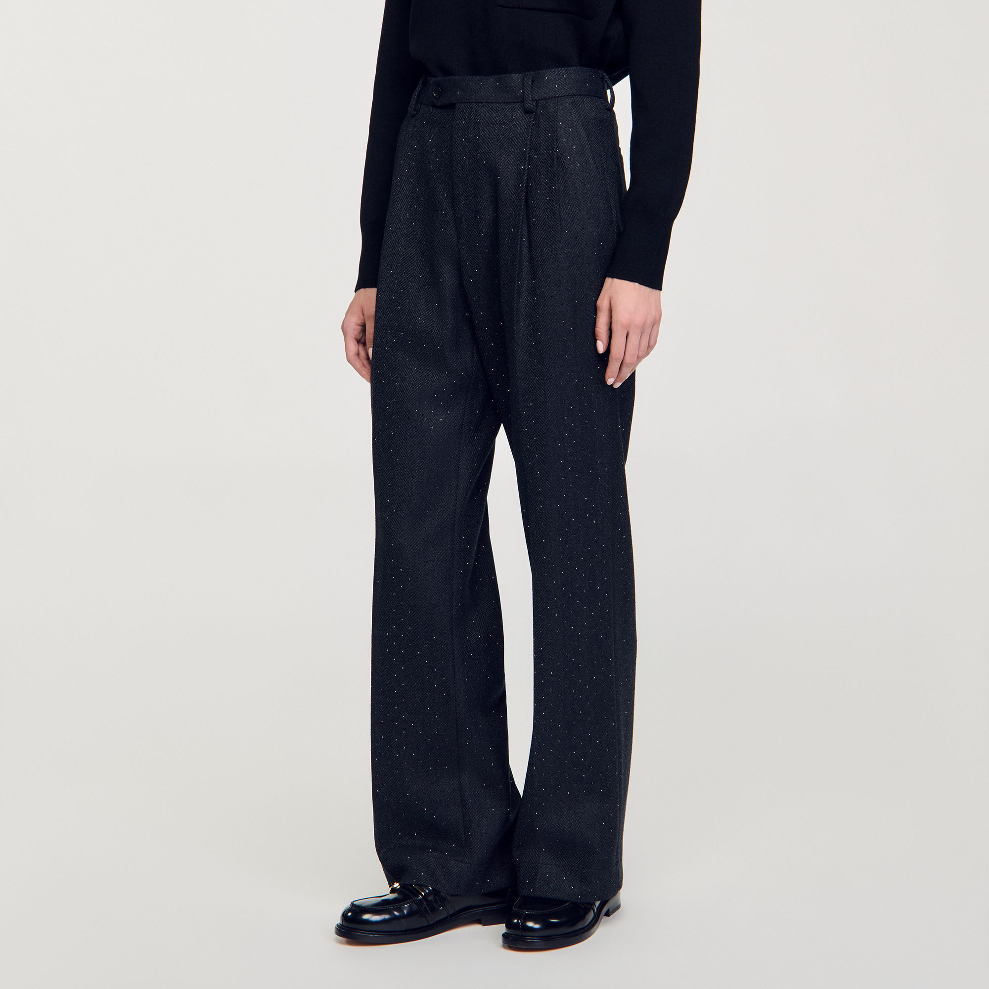 Striped trousers