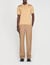 Short-sleeve knitted polo shirt