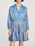 Short tie-print dress