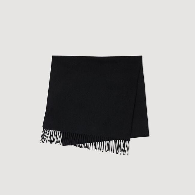 Wool and cashmere scarf