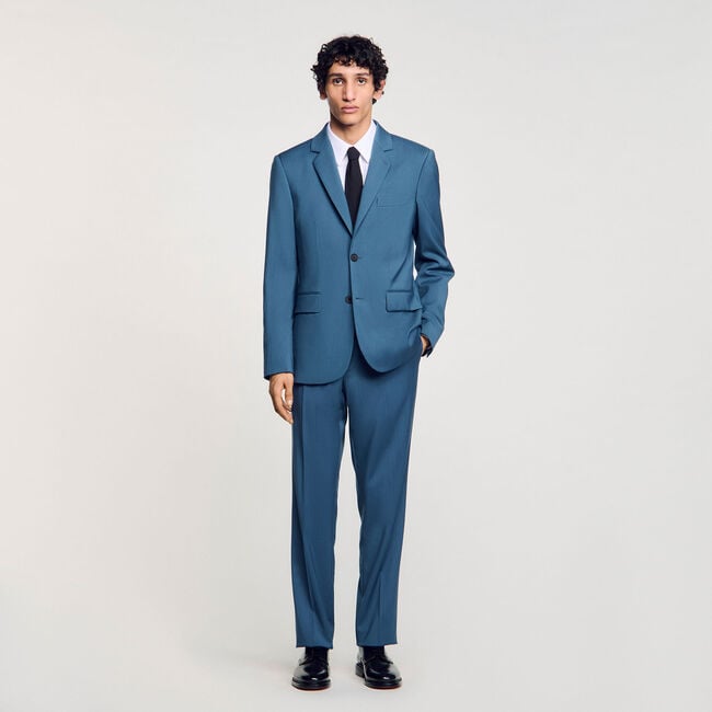 Wool suit jacket