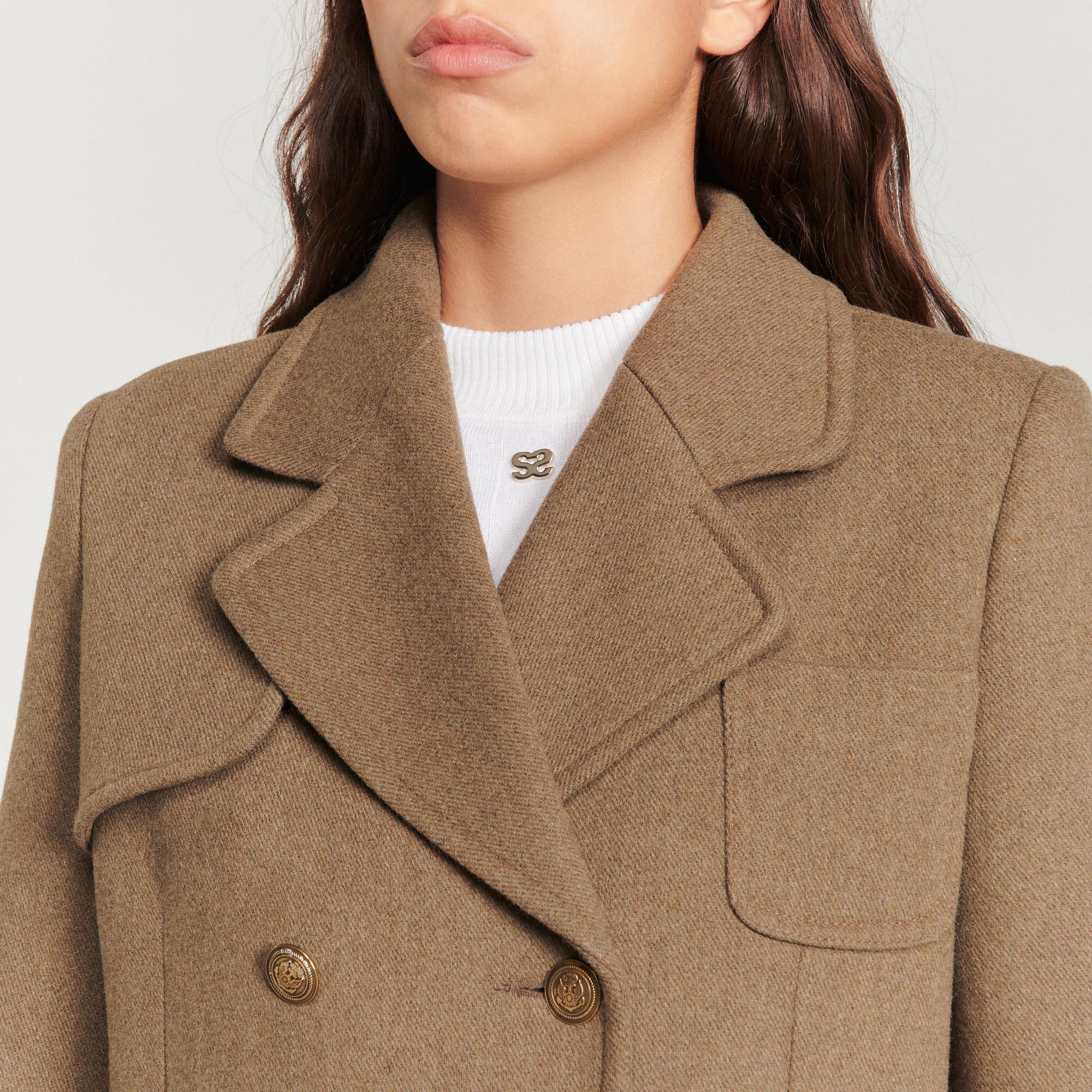 Wool cloth coat