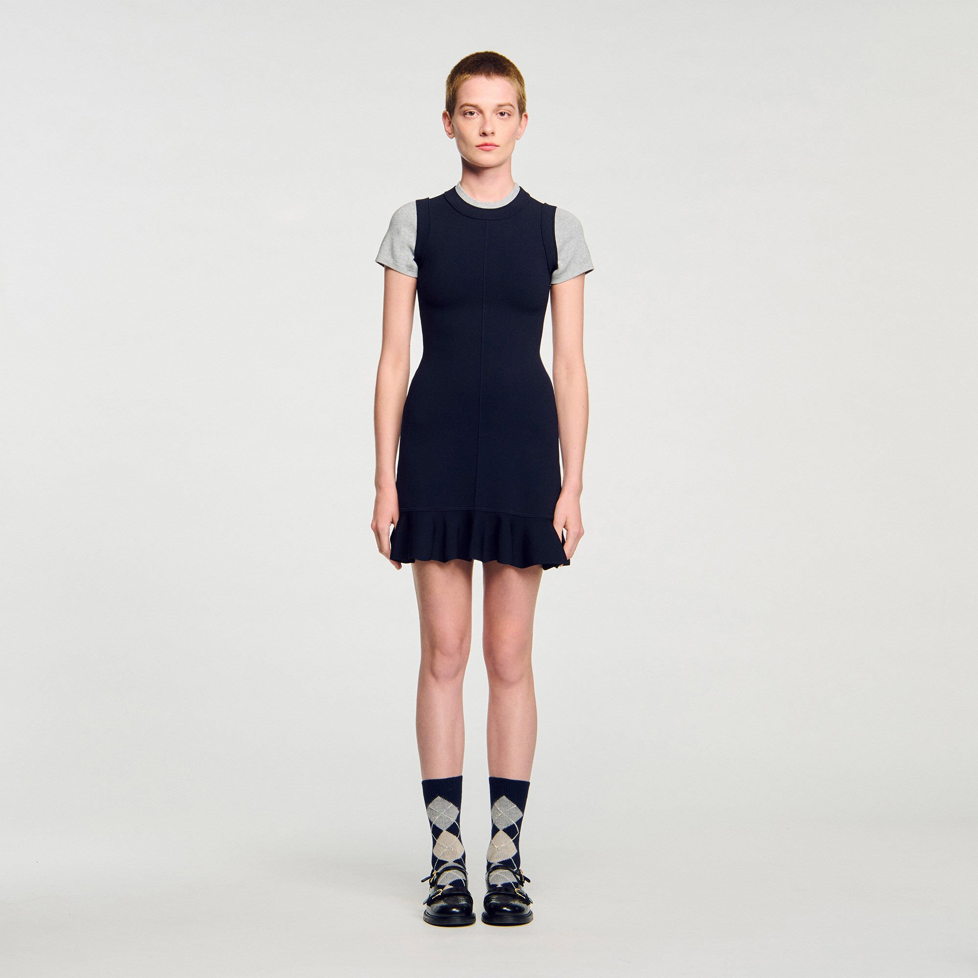 2-in-1 mini knit dress 2-in-1 mini knit dress