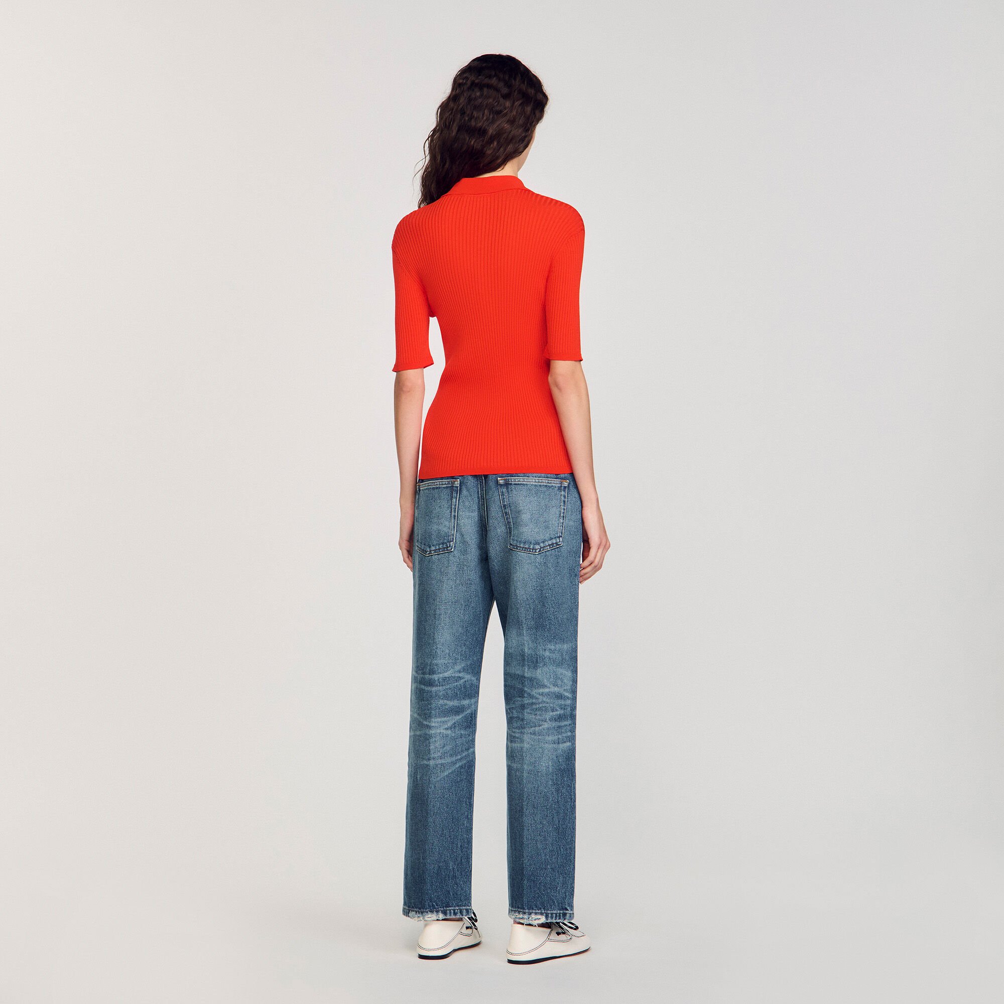 Polo-neck sweater