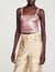 Short crop top with beads