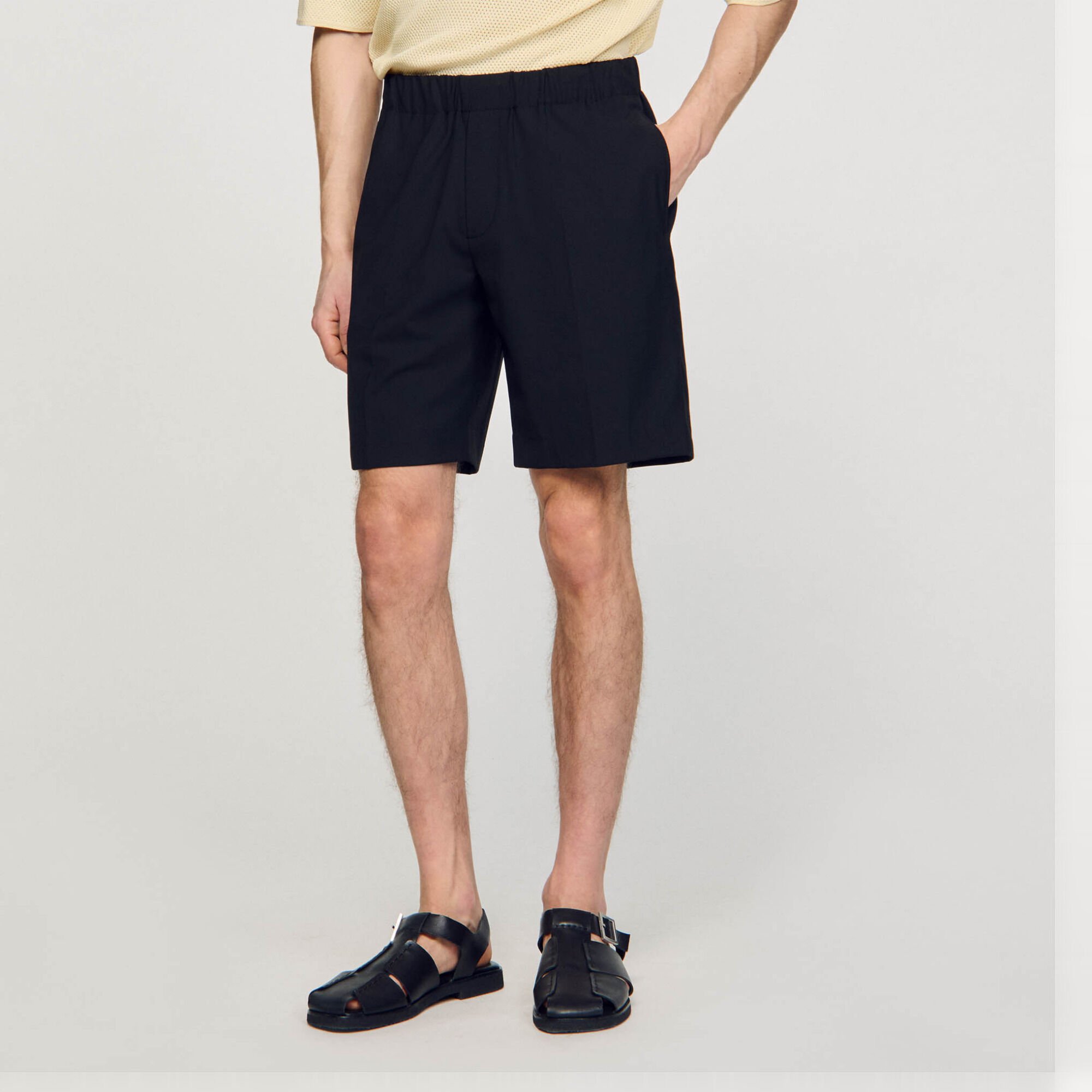 Wide-leg shorts