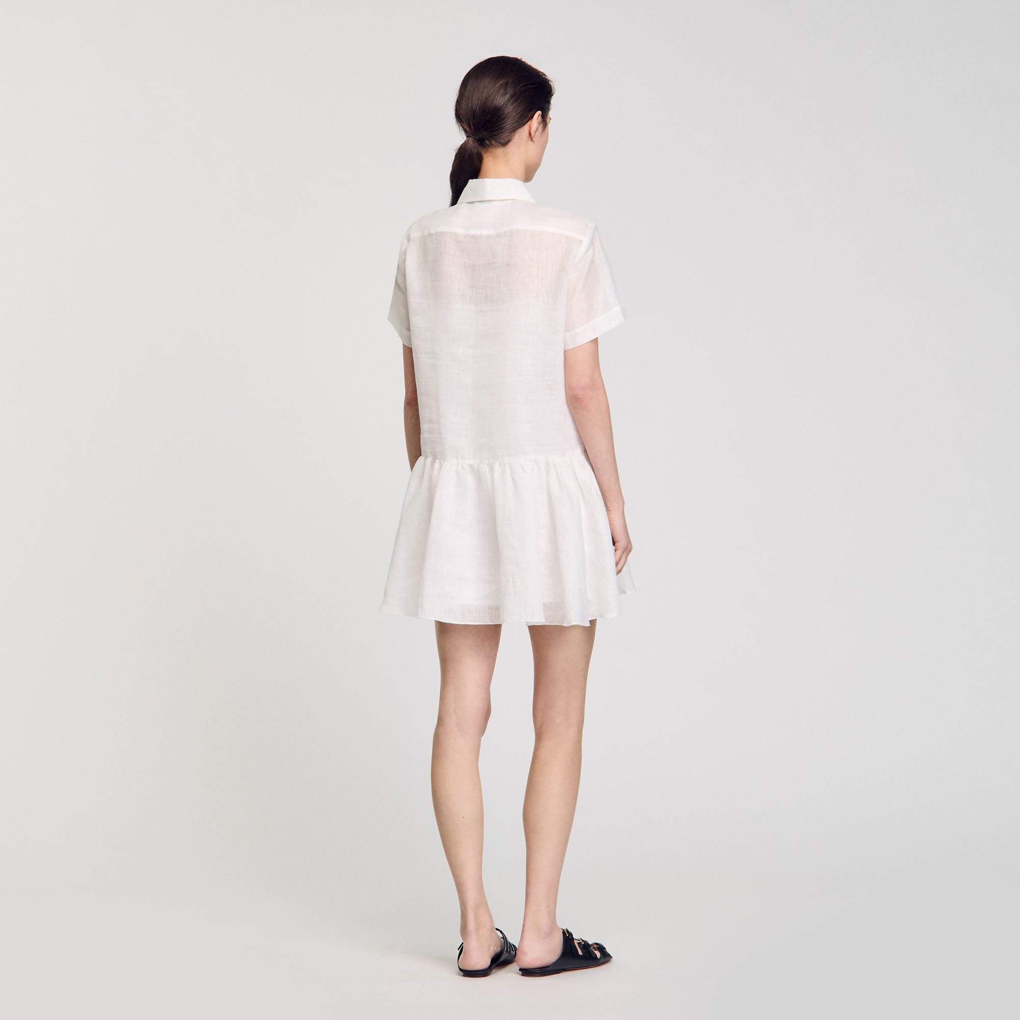 【sandro】関税・送料込★ベージュ ミニワンピース SANDRO Official Site | Spring / Summer Collection 2025
