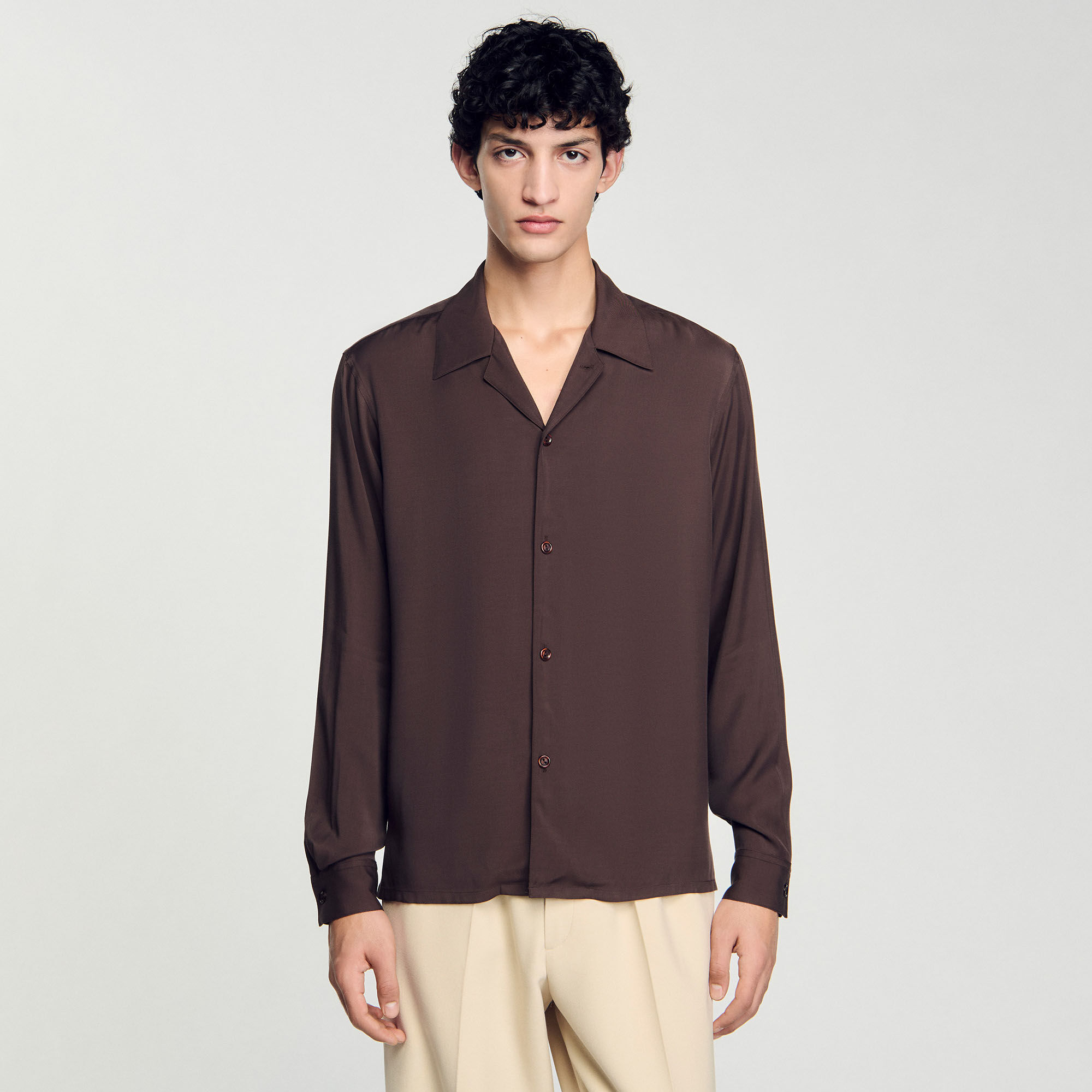 値下げ我谷風盆　約31.5cm×約21cm×約3.5cm TEXTURED STRAIGHT LEG PANTS - Brown | ZARA United States