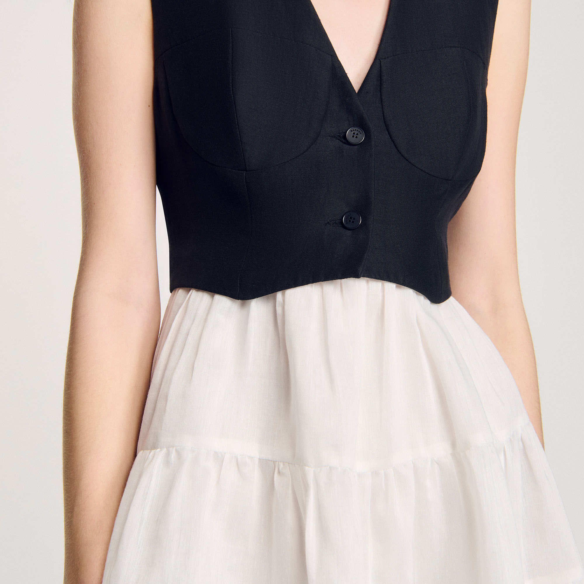 SANDRO サンドロ ミニドレス Flavia Lace Mini Dress