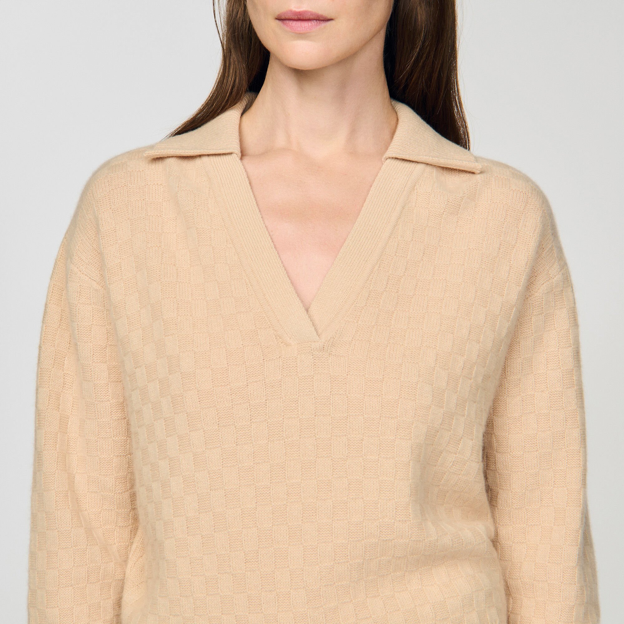 Polo-neck sweater